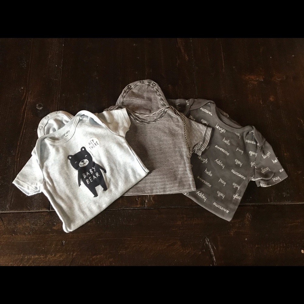 Lot of 3 Carter’s onesies